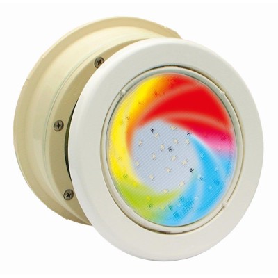 Světlo MTS LED RGB - 16W, bílý ABS plast