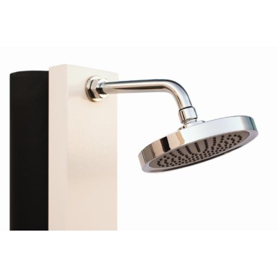 Solární sprcha 30L - Bílé čelo - S oplachem nohou