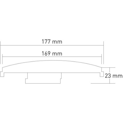 LED žárovka Flat RGB plochá 55W - DMX