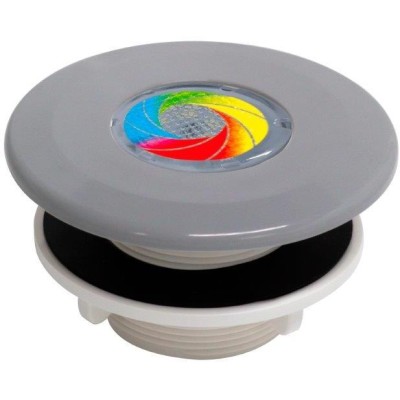 MINI Tube -- tryska VA (Světle šedá RAL7004) - 9LED RGB, 8,2W - pro předvyrobené bazény