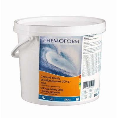 Chlórové tablety pomalurozpustné 200 g - maxi - 10 kg