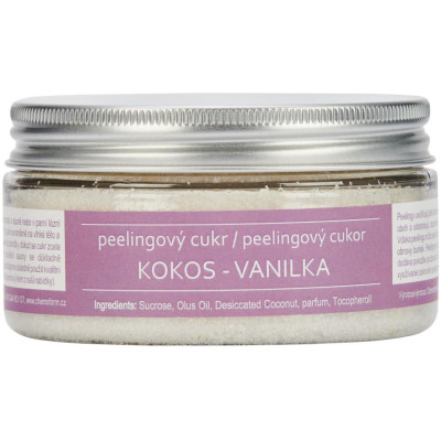 Cukrový peeling - Kokos - vanilka 225g