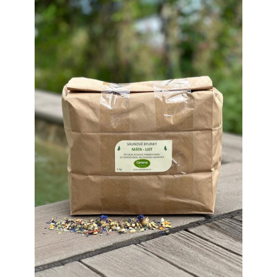 Saunové bylinky MÁTA PEPRNÁ 1Kg