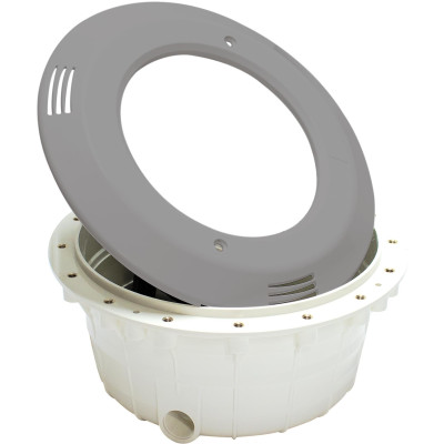 Světlo VA - pro betonové bazény, bez žárovky, světle šedé (RAL7004)