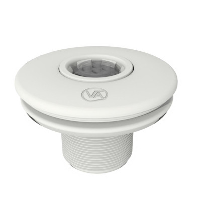 Tryskový set VA, s mosaznými zástřiky, pro fóliové bazény, připojení lepením 50 mm, bílá ABS