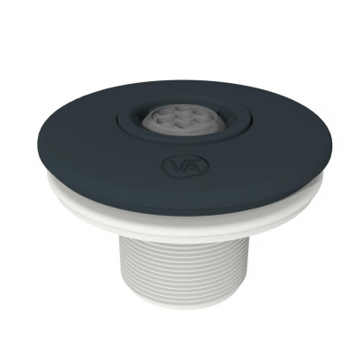 Tryskový set VA, s mosaznými zástřiky, pro fóliové bazény, připojení lepením 50 mm, tmavě šedá (RAL7016)