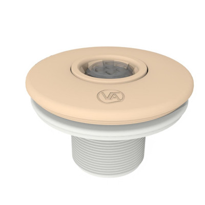 Tryskový set VA, s mosaznými zástřiky, pro fóliové bazény, připojení lepením 50 mm, písková (RAL1015)