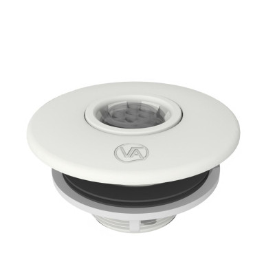 Tryskový set VA, pro předvyrobené bazény, připojení lepením 50 mm, bílá ABS