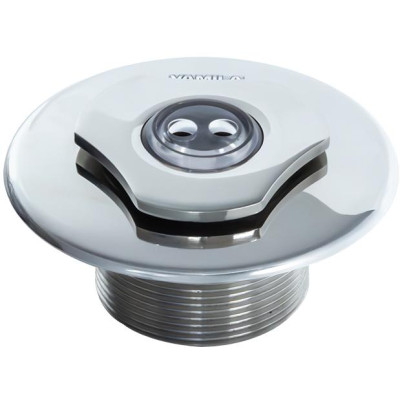 Vtoková tryska VAMILA nerez s transparentní kuličkou 2 x 7,8 mm