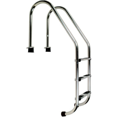 Žebřík nerez Standard s pouzdrem 2 stupňový, AISI 304