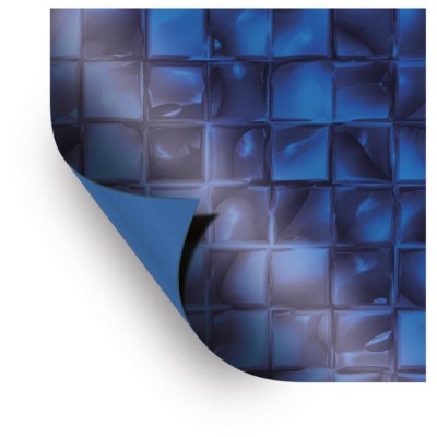 AVfol Decor - Mozaika Modrá Electric, 1,65m šíře, 1,5mm, 25m role
