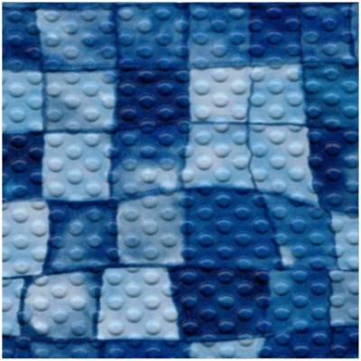 AVfol Decor Protiskluz - Mozaika Aqua Disco, 1,65m šíře, 1,5mm, role 20m