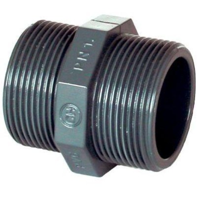 PVC tvarovka - Dvojnipl 1/2“ ext.