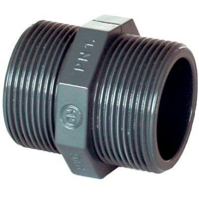 PVC tvarovka - Dvojnipl 3/4“ ext.