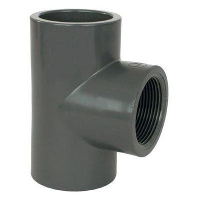 PVC tvarovka - T-kus 90° 63 x 2“ int.