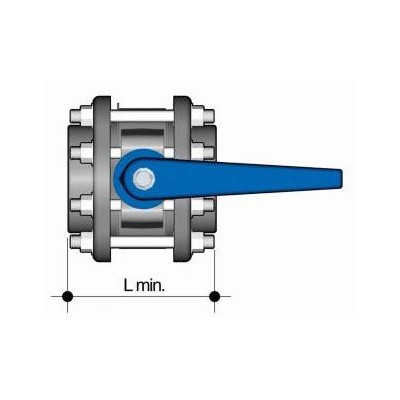Uzavírací klapka s přírubou 160 mm