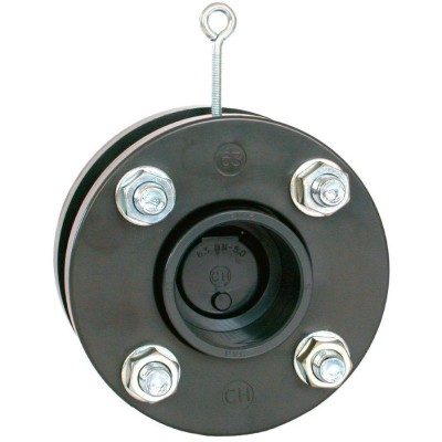 Zpětná klapka s přírubami a s manžetami 315 mm