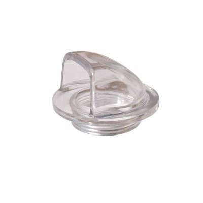 Vtoková mušle transparentní, 11/2“.