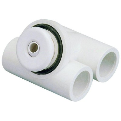 Hydromasážní tryska - Mikrotryska ABS (bílá), ⌀ otvoru 12 mm