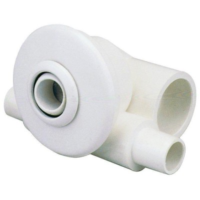 Hydromasážní tryska - Minitryska 24 ABS (bílá), ⌀ otvoru 23  mm