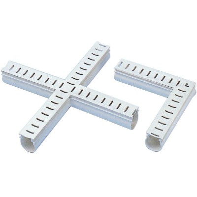 Odvodňovací žlábek s mřížkou (kříž 90°)