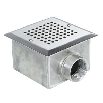 Podlahová výpust NEREZ čtvercová, pro folie