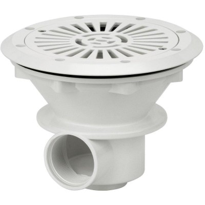 Podlahová výpust VA, pro fólii, mosazné zástřiky M6