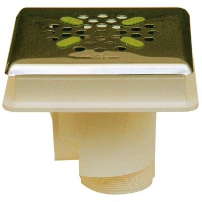 Podlahová výpust ABS, nerez kryt čtvercový AISI 316 – pro fólii