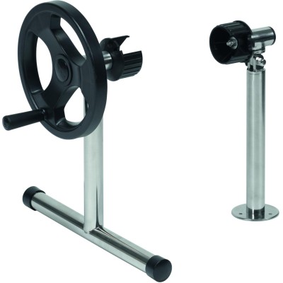 Nerez stojny navíjecího zařízení-1x přenosná/pevná s kloubem, příruba