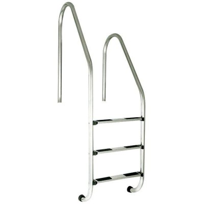 Žebřík nerez RVM–3 stup. s rozdílnou výškou madel (Standard),AISI 304