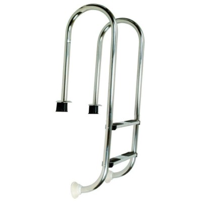 Žebřík nerez Muro (Slim) s pouzdrem 2 stupňový, AISI 304