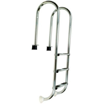 Žebřík nerez Muro (Slim) s pouzdrem 3 stupňový, AISI 304