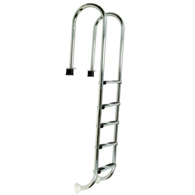 Žebřík nerez Muro (Slim) s pouzdrem 5 stupňový, AISI 304