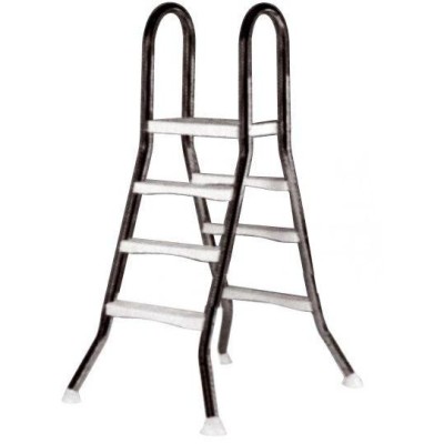 Žebřík EEP pro nezapuštěné bazény, 3+3 stupně, pro bazény 1 m výšky, AISI 304