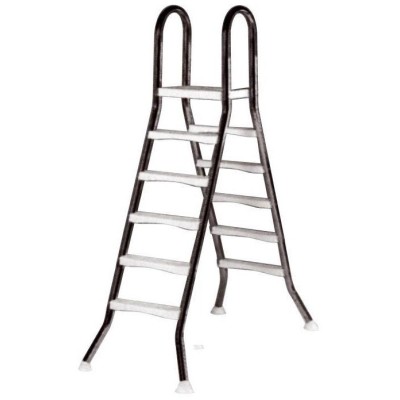Žebřík EEP pro nezapuštěné bazény, 5+5 stupně, pro bazény 1,5 m výšky, AISI 304