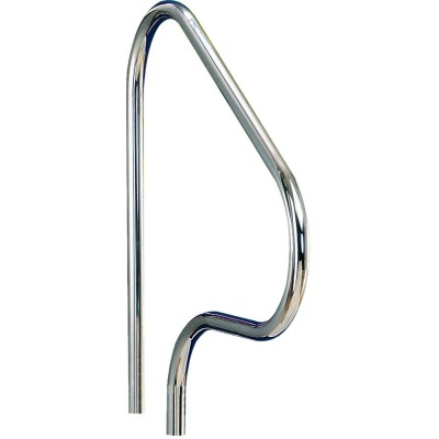 Žebříkové madlo 780mm s pouzdrem a rozetou AISI 316 - 1ks