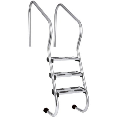 Žebřík nerez Ergo s pouzdrem 4 stupňový, AISI 316