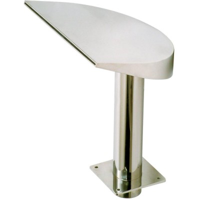 Chrlič - Půlměsíc široký,Š380 mm,připojení 75 mm,AISI 316,proud nahoru