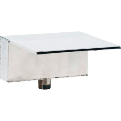 Chrlič do zdi - Š400 mm,připojení 2", nerez, lesklý povrch