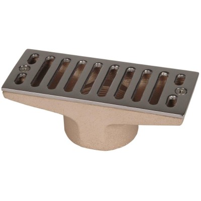 Výpust do přelivového žlábku – 160 x 60 mm, 2“ napojení.